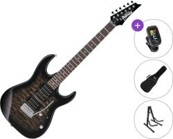 Ibanez GRX70QA-TKS SET Transparent Black Burst Elektromos gitár