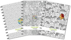Adoc Caiet A4, 72 file - 90g/mp, coperta carton embosat - free to colour, AURORA Adoc Crea - dictando (CR11.605)