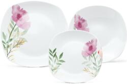 Arôme Home 18 részes étkészlet Rózsaszín mák