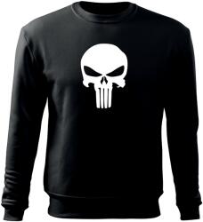 DRAGOWA férfi pulóver punisher, fekete 300g/m2