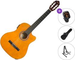 Valencia VC104CE Premium SET 4/4 Natural Chitară clasică cu preamplificare