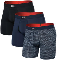Saxx Multi-Sport Mesh Boxer Brief Fly 3Pk Mărime: L / Culoare: gri/negru (10046990SAX01L)