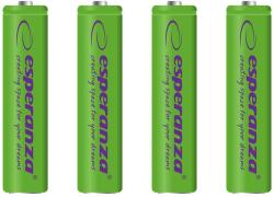 Esperanza EZA102G Újratölthető Ni-MH Ceruzaelem AAA 1000mAh 1.2V (4db/csomag) (EZA102G - 5901299923191)