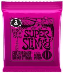 Ernie Ball 3223 Super Slinky 3-Pack Corzi chitare electrice (P03223)