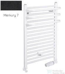 Radeco ARIA A1-350/1 490x385 törölközőszárítós radiátor, MERKURY 7 (matt fekete) színben (Radeco_ARIA_A1_350_1_MERKURY7)