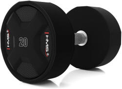 HMS Poliuretán kézi súlyzó HMS HPC 20 KG fekete|szürke