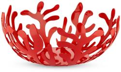 Alessi Bol de fructe MEDITERRANEO 25 cm, roșu, oțel inoxidabil / epoxidic rășină, Alessi (ALESI0125R) Castron