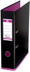 OXFORD Biblioraft A4, plastifiat PP/PP, 80 mm, OXFORD MyColour - negru/roz (OX-100081035) - pcone