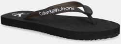 Calvin Klein Jeans flip-flop BEACH SANDAL TRANSPARENT TPU - fekete Női 38