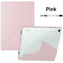 DRO Tok Álló, Bőr Hatású (Aktív Flip, Oldalra Nyíló, Trifold, Asztali Tartó) Sötétkék Samsung Galaxy Tab A 10.1 Lte (2016) Sm-T585, Samsung Galaxy Tab A 10.1 Wifi (2016) Sm-T580