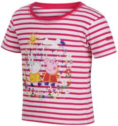 Regatta Peppa Stripe Tee gyerek póló rózsaszín