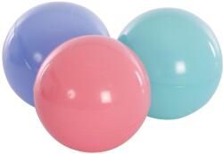 SOFTEE 50 db PVC töltőgolyó 8 cm kék|rózsaszín|szürke