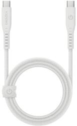 Energea Kabel Flow USB-C-USB-C 1.5 m Fehér 240W 5A PD Gyorstöltés