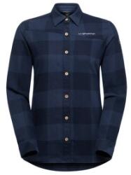 La Sportiva RAMBLER FLANNEL SHIRT WOMEN Cămașă cu mânecă lungă Night Sky_B46B46 M