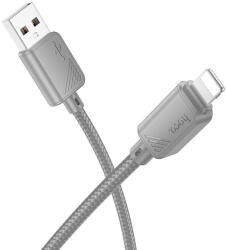 Cable USB A to Lightning Hoco 2, 4A 1 m X113 gray (6942007646130)