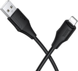  Silicone Cable USB A to Lightning Hoco 2, 4A 1 m X124 black (6942007664400)