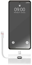 Forcell F-Energy Power Plug F5K3 Powerbank Tápcsatlakozó 5000 mAh Type-C Csatlakozóval PD 20W-Fehér