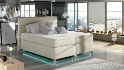 Eltap Amadeo 160X200, Ledes Boxspring ágy, Bézs, Dóra 21 - smartbutor