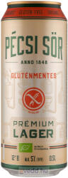Pécsi Sör Prémium 0, 5L Bio Gluténmentes LagerDobozos Sör (DRS)*