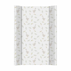 CEBA BABY Pelenkázó alátét 2-szegélyes merev lappal (50x70) Basic Goose - vital24