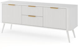 Eltap Chavelle TV-állvány, Médiaszekrények, Fehér, Fehér - smartbutor