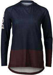 POC Tricou damă POC Pure LS, turmaline navy/axinite brown (XL)