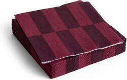 Hay Servetele Hay Pattern 25 x 25 cm, carouri grena, 20 buc (AE732-F458-AU24)