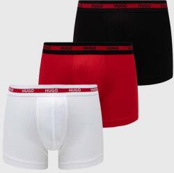 HUGO boxeralsó 3 db piros, férfi, 50492375 - piros XXL