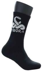 VIBORA Black Vibor-a Premium Crew Socks 35 fekete
