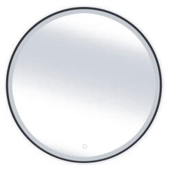 ELTAP Divissi L, 60x60x3cm, Tükrök világítással, Fekete, Tükör - smartbutor