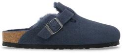 Birkenstock velúr papucs Boston Shearling sötétkék, 1030701 - sötétkék Női 40
