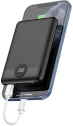 VEGER Power Bank Veger S11-10000 mAh LCD Gyors Töltő PD22, 5W Fekete