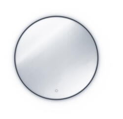 ELTAP Divissi A, 60x60x3cm, Tükrök világítással, Fekete, Tükör - smartbutor