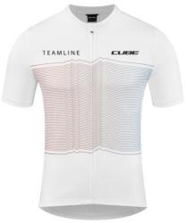 CUBE Tricou CUBE Teamline CMPT, alb (XS)