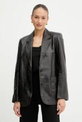 Pinko bőrmellény REIMAGINE by Patrick Mcdowell barna, sima, oversize, 105090 A2JN - barna 36