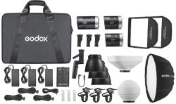 GODOX ML-KIT2 ML60Bi & ML30Bi tripla LED videólámpa szett (Bi-color) (ML-KIT2)