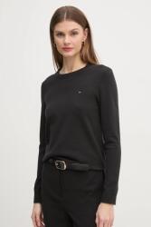 Tommy Hilfiger pulóver könnyű, női, fekete, WW0WW44984 - fekete XS