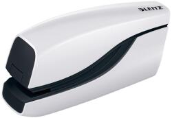 Leitz Capsator electric LEITZ WOW NeXXt Series, cu baterii, 10 coli, 1000 capse e1 incluse, alb (L-55661001)