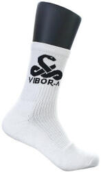 VIBORA White Vibor-a Premium Crew Socks 35 fehér