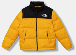 The North Face gyerek sportdzseki TEEN 1996 RETRO NUPTSE JACKET - sárga 116-119