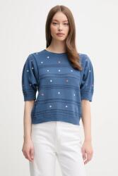 Benetton pamut pulóver - sötétkék XXS