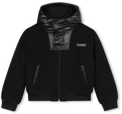 KARL LAGERFELD gyerek kabát gyapjúkeverékből - fekete 138