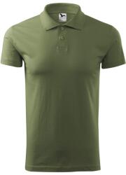 MALFINI Férfi puha galléros póló Single J. - Khaki | XL (2020916)