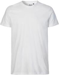 Neutral Férfi póló Fit organikus Fairtrade biopamutból - Fehér | 4XL (NE-O61001-1000237187)