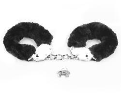 Lovetoy Cătușe cu pluș moale Fetish Pleasure - Negru
