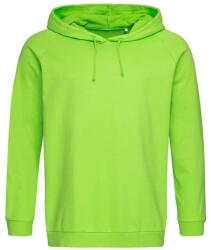 Stedman Könnyű kapucnis pamut pulóver - Zöld kiwi | S (ST4200-1000162324)