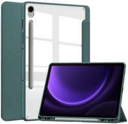  Husa Flip CRYSTAL Samsung Galaxy Tab S9 FE / Tab S10 FE / Tab S10 Lite verde
