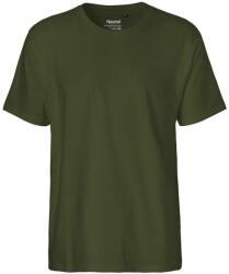 Neutral Férfi póló Classic organikus Fairtrade biopamutból - Military | 2XL (NE-O60001-1000278318)