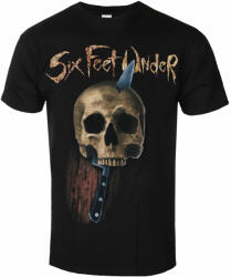 Plastic Head tricou bărbătesc SIX FEET UNDER - KNIFE SKULL - BLACK - PLASTIC HEAD - PH12474