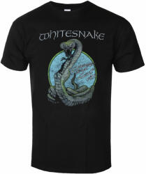 Plastic Head Tricou bărbați WHITESNAKE - CIRCLE SNAKE - BLACK - PLASTIC HEAD - PHD12700